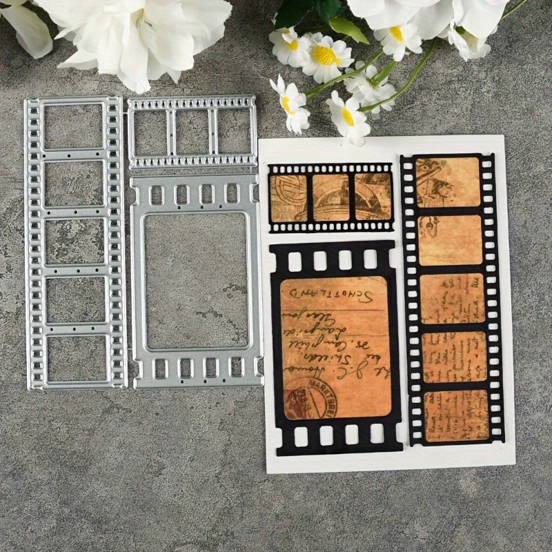 Collectible Vintage Tools - 1pc Steel Filmstrip Template Mold -