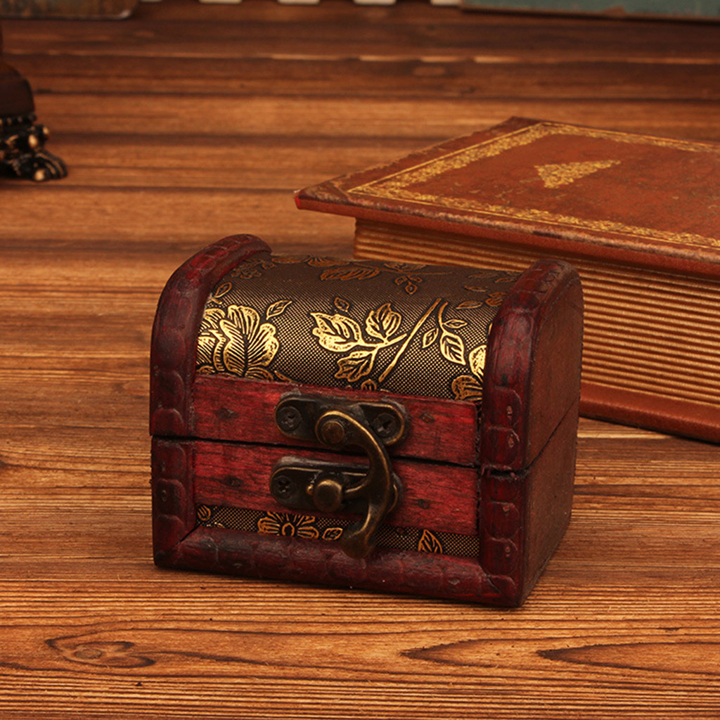 Vintage Collection - Chinese Style Vintage Wooden Jewelry Box