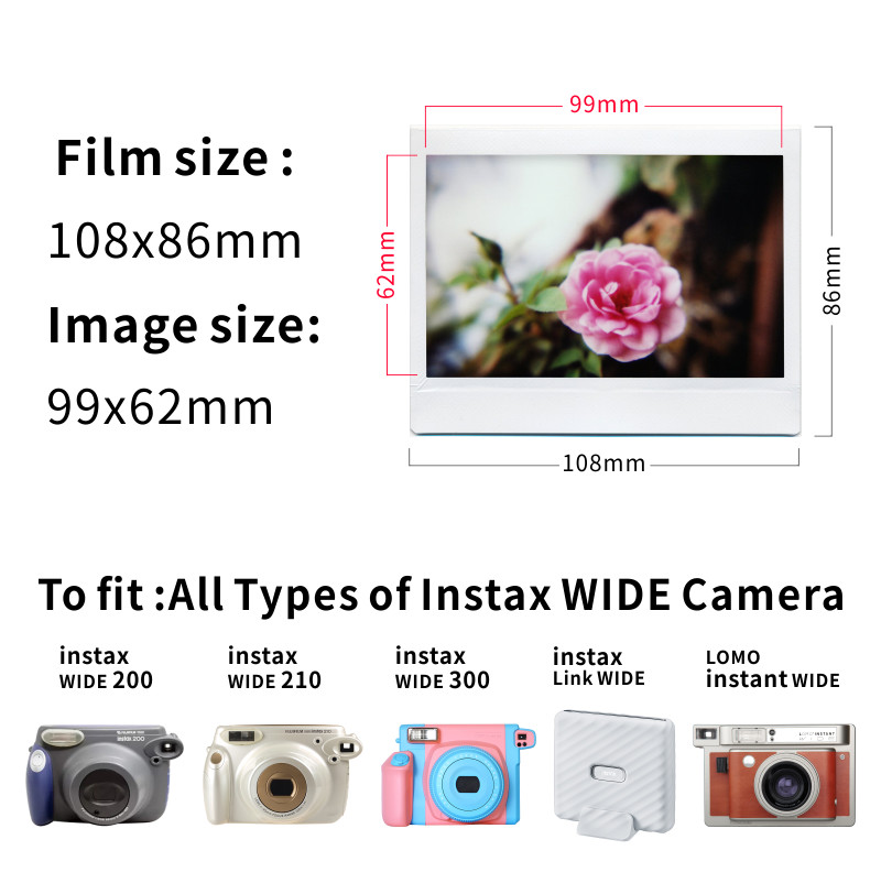 10-100 Sheets Fujifilm Fuji In - đánh giá và giá Instant Film Pack