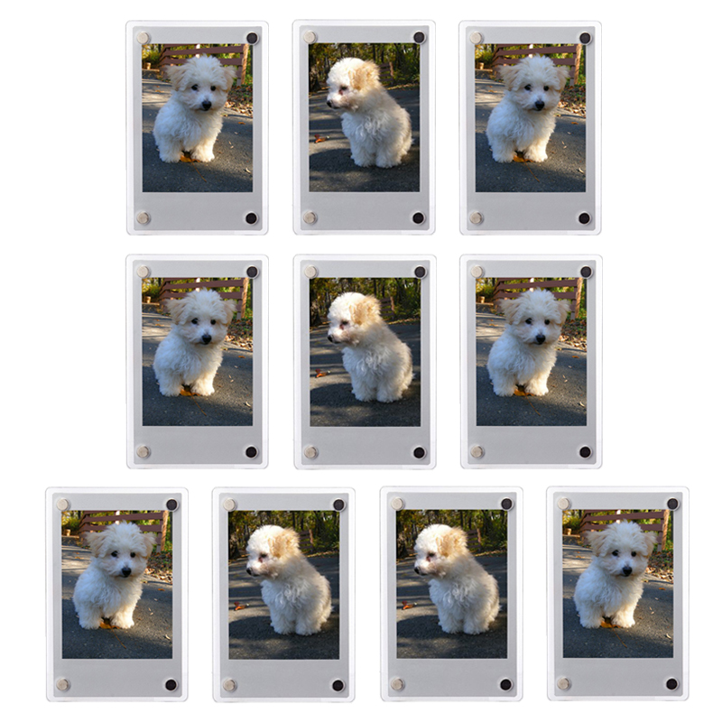 1-10 Pack 3 Inch Acrylic Fridg - đánh giá và giá Instant Film Pack