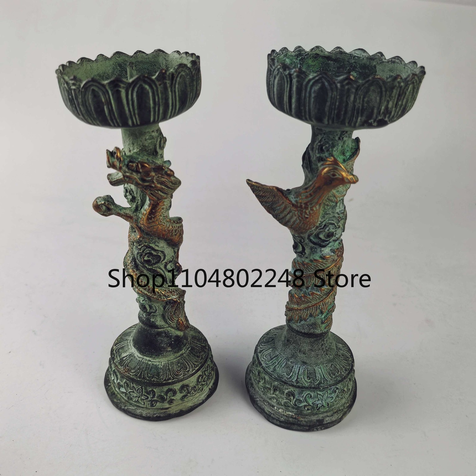Folk Collection A pair Old Bro - đánh giá và giá Collectible Vintage Lamps