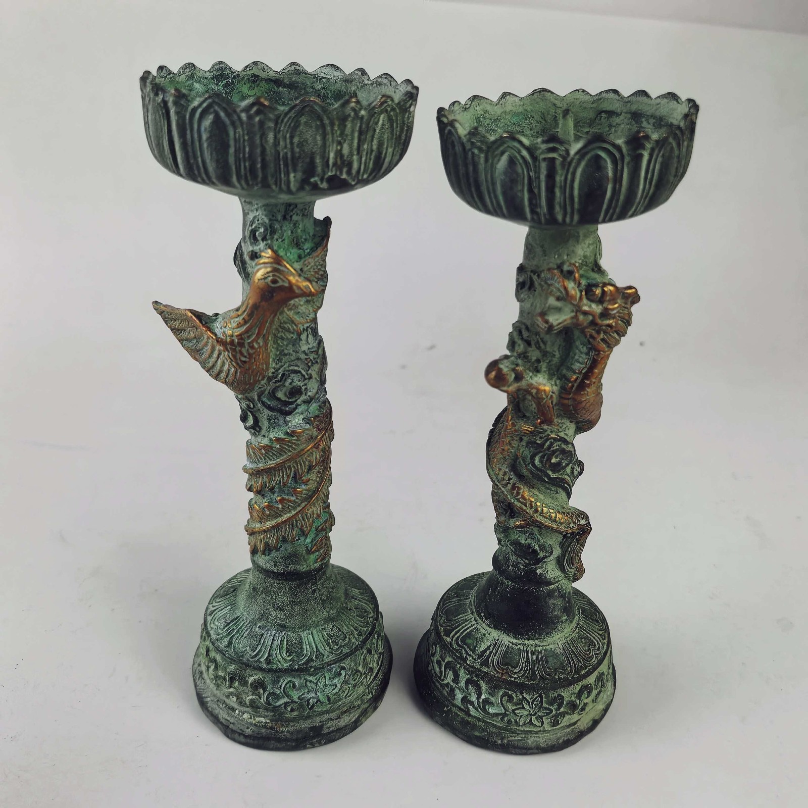 Folk Collection A pair Old Bro - đánh giá và giá Collectible Vintage Lamps