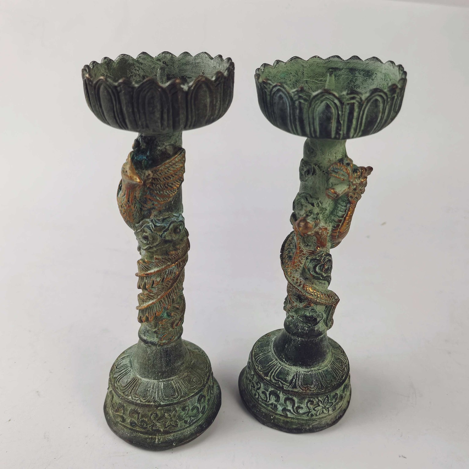 Folk Collection A pair Old Bro - đánh giá và giá Collectible Vintage Lamps
