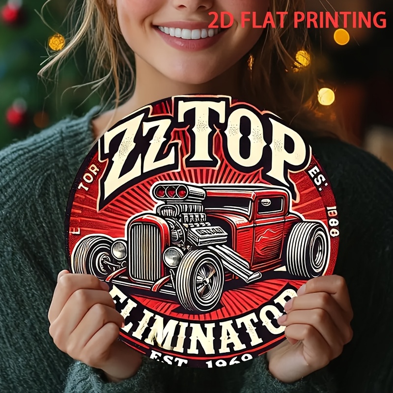 2D Flat, 1pc ZZ Top Eliminator - đánh giá và giá Vintage Collectible Signs