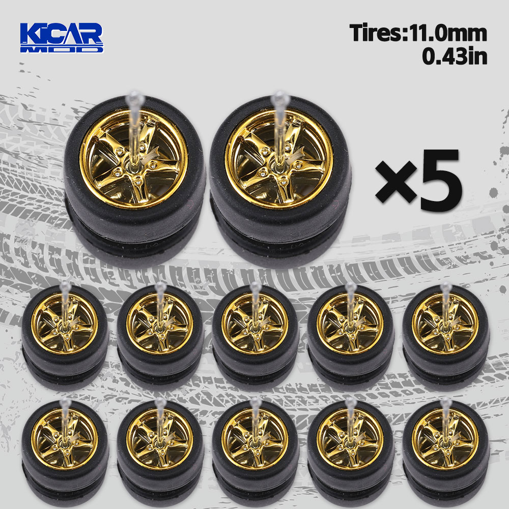 1/64 5 Sets Detachable Rubber  - đánh giá và giá Vintage Collectible Model Cars