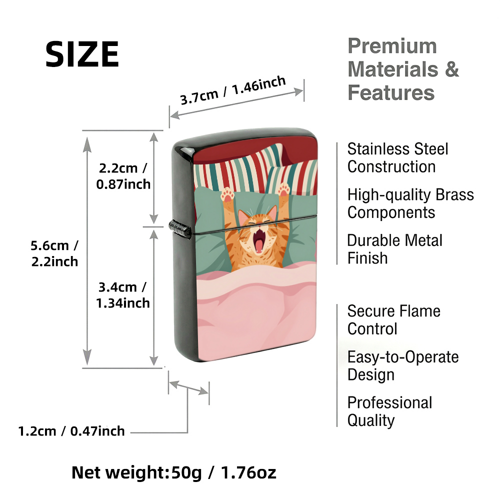Flip Top Lighter Yawning Orang - đánh giá và giá Vintage Cartoon Collectible