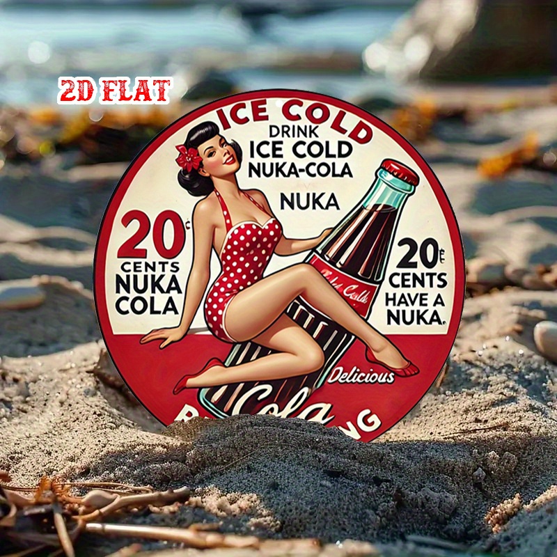 2D Flat, 1pc Retro Pin-Up 7.87 - đánh giá và giá Vintage Collectible Signs