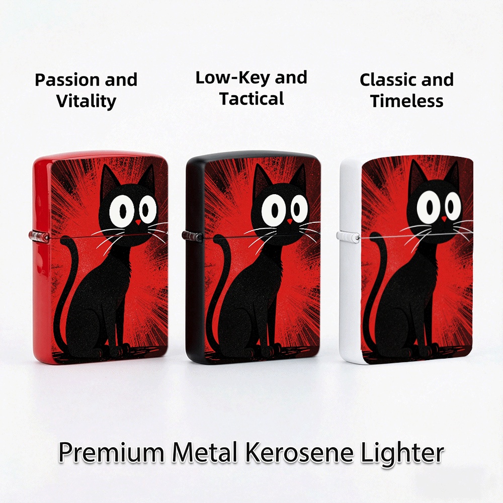 Flip Top Lighter Black Cat Ret - đánh giá và giá Vintage Cartoon Collectible