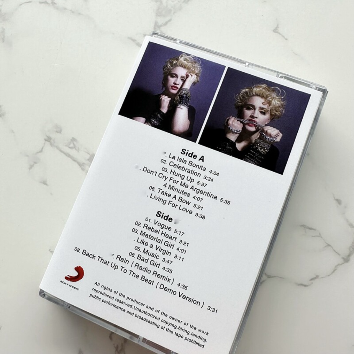 Madonna Classic Pop Music Cass - đánh giá và giá Vintage Collection