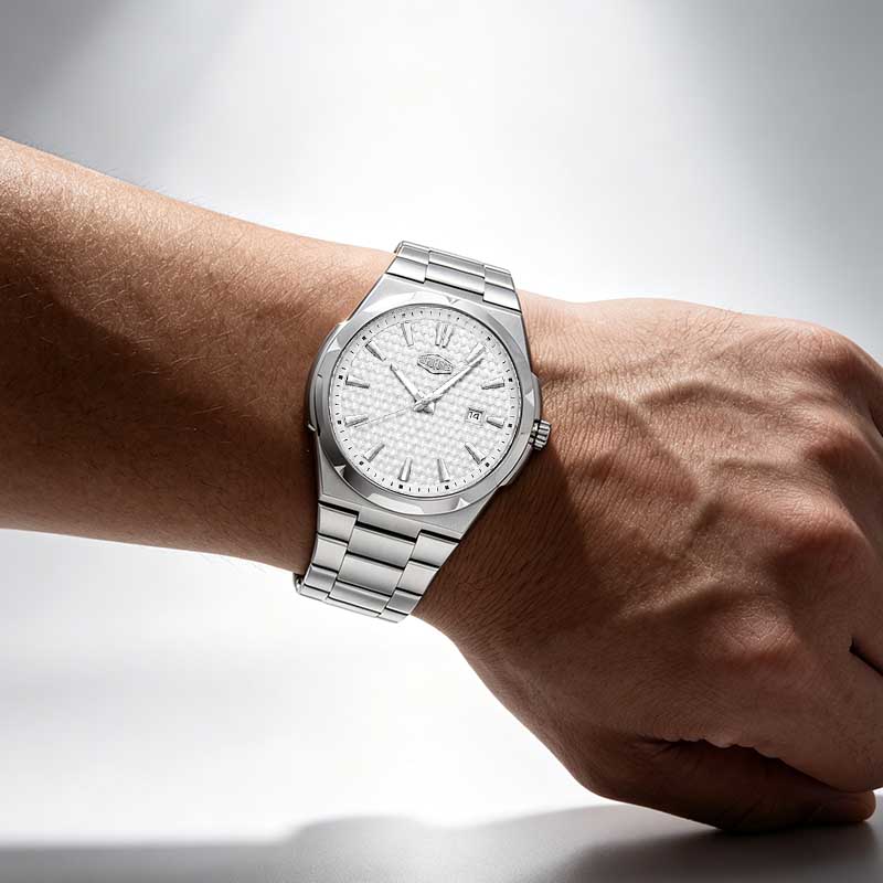 HEROFORCE Silver White Men Wri - đánh giá và giá Vintage Collectible Watches