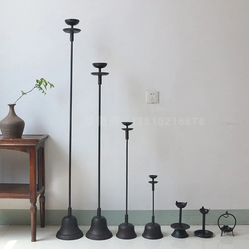 Vintage cast iron candlesticks - đánh giá và giá Collectible Vintage Lamps