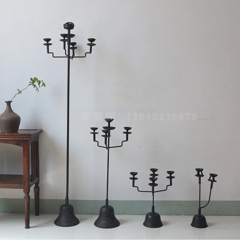Vintage cast iron candlesticks - đánh giá và giá Collectible Vintage Lamps