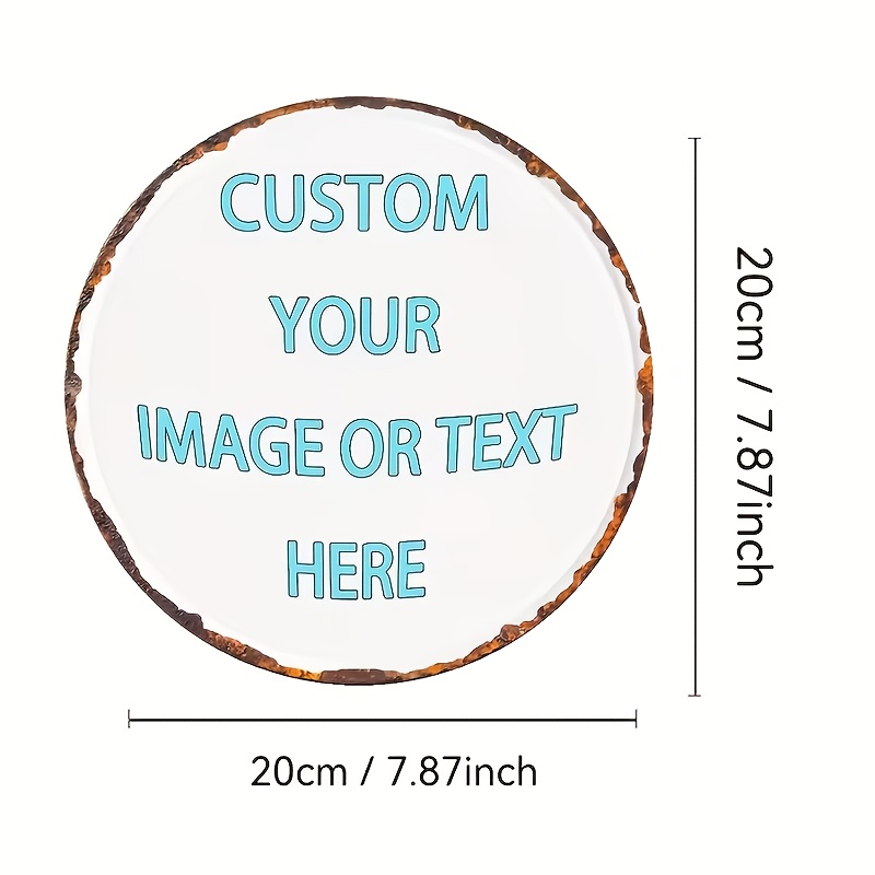 Custom Round Metal Tin Sign, P - đánh giá và giá Vintage Collectible Signs